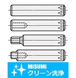 【クリーン洗浄品】シャフト　めねじ２穴