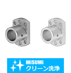 【クリーン洗浄品】シャフトホルダ　ブラケット型　ノック穴付タイプ