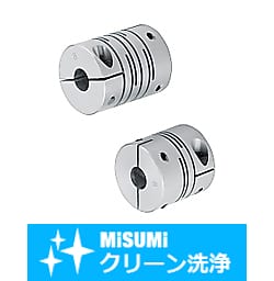 【クリーン洗浄品】カップリング　スリット形クランピングショート・ノーマルタイプ