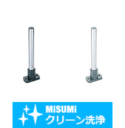 【クリーン洗浄品】デバイス取付用スタンド　コンパクト通し穴タイプ　棒状