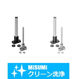 【クリーン洗浄品】デバイス取付用スタンド　コンパクト長穴タイプ　棒状