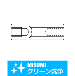 【クリーン洗浄品】小径六角支柱－両端めねじ