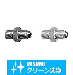 【クリーン洗浄品】油圧・水圧用継手　ストレートタイプ　ＰＴ・ＰＦ両オネジ　-ストレート・オス-