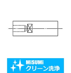 【クリーン洗浄品】円形支柱－片端めねじ－