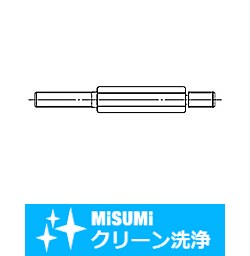 【クリーン洗浄品】六角支柱－並目ねじ径長さ指定両端おねじ－