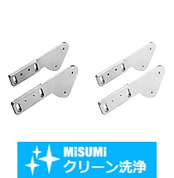【クリーン洗浄品】コンベヤ用シュート向け角度調整ブラケット
