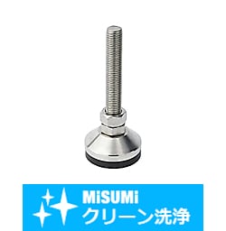【クリーン洗浄品】-エコノミーシリーズ- アジャスタ 重荷重用滑り止めタイプ