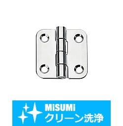 【クリーン洗浄品】-エコノミーシリーズ- 蝶番 皿穴タイプ ステンレス