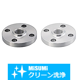 【クリーン洗浄品】低圧用ねじ込み継手　同径　フランジ