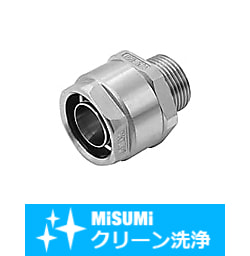 【クリーン洗浄品】樹脂ホース取付コネクタ