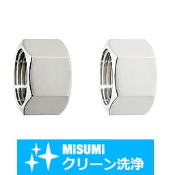 【クリーン洗浄品】サニタリー管用継手　六角ナット