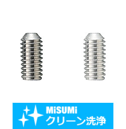 【クリーン洗浄品】六角穴付止めねじ－くぼみ先・小箱－