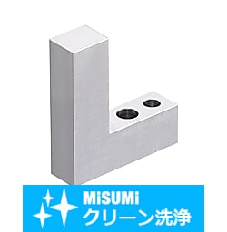 【クリーン洗浄品】受駒(平面) -ノック穴２つ・通し穴１つタイプ-