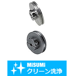 【クリーン洗浄品】丸ベルト用プーリ　クランピングタイプ