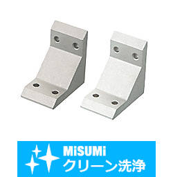 【クリーン洗浄品】５シリーズ（溝幅６ｍｍ）　－２列溝用－　突起付ブラケット