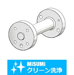 【クリーン洗浄品】SMC MHZ2対応延長フランジ-エプソン