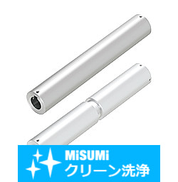 【クリーン洗浄品】平ベルト用プーリ　パイプ材タイプ　幅Ｌ＝１１0～５10