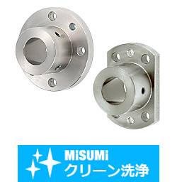 【クリーン洗浄品】シャフトホルダ ブラケット型 ホールド部肉厚 ノック穴付タイプ