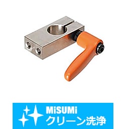 【クリーン洗浄品】支柱クランプ　垂直・平行タップクランプレバー付
