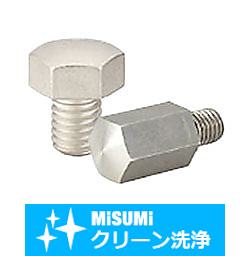 【クリーン洗浄品】ストップピン　球面ねじタイプ