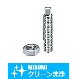 【クリーン洗浄品】調整ねじセット　スパナ溝六角穴付タイプ