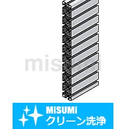 アルミフレーム 6シリーズ 長方形 30×60mm 2列溝 4面溝