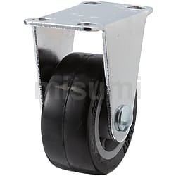 キャスタ　軽荷重・固定タイプ 車輪材質：ウレタン