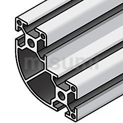 送料無料 アルミフレーム 8シリーズ L字形状 80×80×40mm | ミスミ 金属
