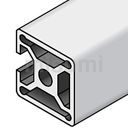 アルミフレーム　８－４５シリーズ　正方形　４５×４５ｍｍ　１列溝　１面溝