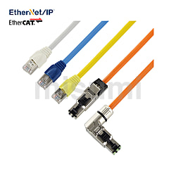 CC-Link IE, EtherCAT対応 CAT5e STP (二重シールド) LANケーブル