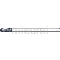 MRCシリーズ超硬ロングネックボールエンドミル 調質鋼加工用/2枚刃 