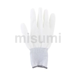 【エコノミーシリーズ】ポリエステル手袋（指先PUコーティング・厚手）