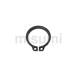 軸用同心止め輪（穴付き）（JIS規格） | 平和発條 | MISUMI(ミスミ)