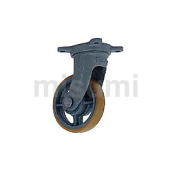 重荷重用ゴム車輪付自在車（HB-g型） FCDダクタイル製金具 | ヨドノ