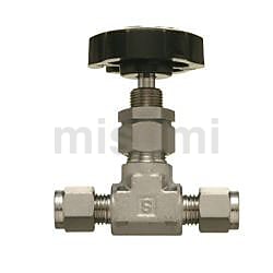 送料無料◆2025新品  SUS316 ステンレス製高圧ニードルバルブ（ダブルフェルール 工事用材料