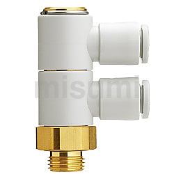 KQ2L10-04AS エルボユニオン KQ2L (シール剤付) ミリサイズ SMC