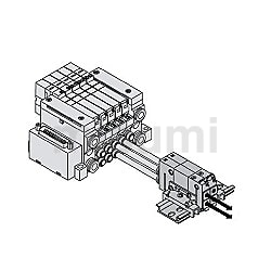 5ポートソレノイドバルブ ベース配管形 VQ5000 マニホールドオプション