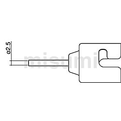 熱風式部品除去器 FR-810B 100V 2極接地プラグ | 白光 | MISUMI(ミスミ)