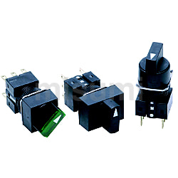 A165S-J2M-2 | ツマミ形セレクタスイッチ(分離形)(丸胴形Φ16 A165S-J2M-2 | ツマミ形セレクタスイッチ(分離形)(丸胴形Φ16