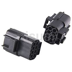 ミン出品 Econoseal J Mk II+シリーズ（コネクタ/6極/メス/黒） | TE