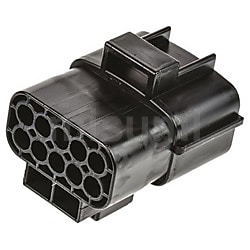 Econoseal J Mk II+シリーズ（コネクタ/6極/メス/黒） | TE