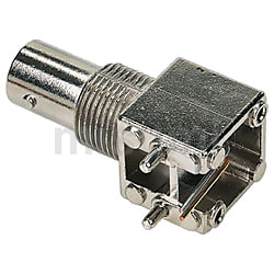 Amphenol BNCコネクタ ライトアングル 基板取付 はんだ B6252HA-NPP3G-50