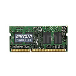 メモリ増設用 PC3L-12800対応204PIN DDR3 SDRAM S.O.DIMM