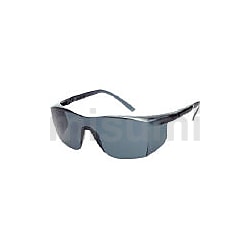 一眼型安全メガネ オーバーグラスタイプ レンズ透明