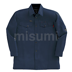 1493-19-L | T／Cバーバリー長袖シャツ 1493 | ジーベック