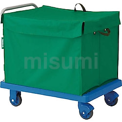 樹脂製運搬車 サイレント（ハンドトラックボックス付/均等荷重200kg/400kg）