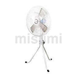 大型工場扇 アース付（ハネ径60cm） 密閉式モーター（防じん型）