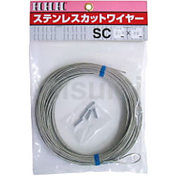 7×7 ワイヤーロープ（ステンレス/クリップ付） | エスコ | MISUMI(ミスミ)