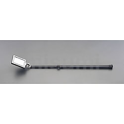 75x100mm/0.6-1.0m 点検ミラー(LEDライト付)