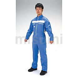 夏用つなぎ作業服(青)